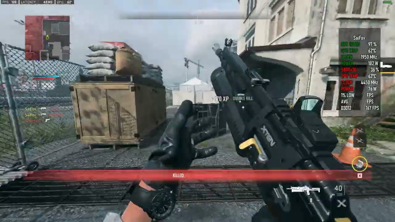 Modern Warfare 2 Ryzen 5800x3d + RTX 2070 SUPER 1080p | Low Settings