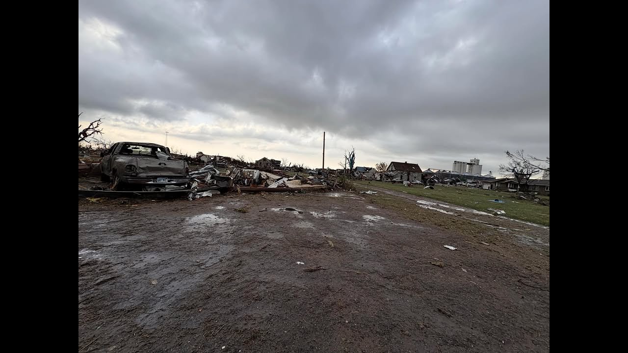 Sheriff Mesch gave NWKS Radio a tour of the devastation of Grinnell's Tornado on May 18.