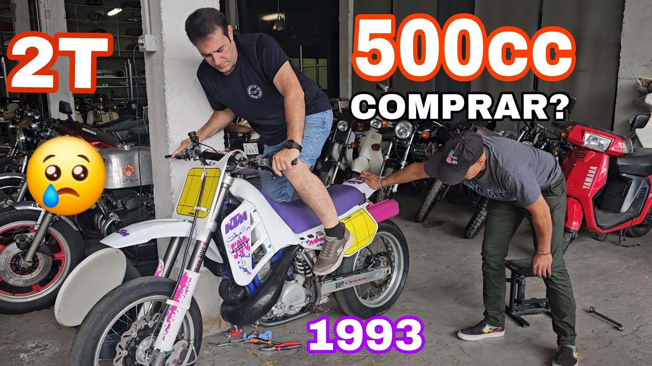 😲Comprar BESTIAL KTM 500 2T parada años? No arranca y situación complicada😢 🚀104kg 70cv