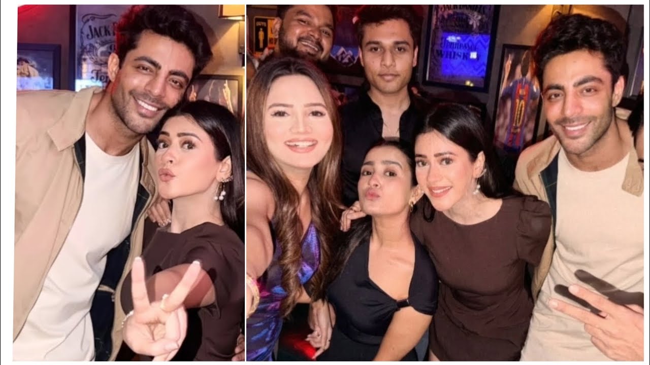 New Year 2026 Celebration of Hiba Nawab with Krushal Ahuja #jhanak #runak 