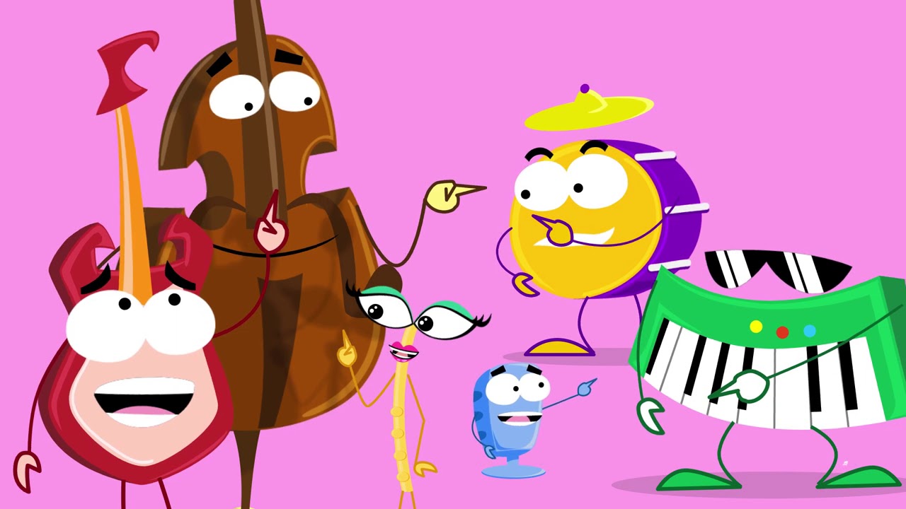 Maratona de músicas temáticas 🎸🥁🎙️ Música infantil | Notas Musicais | Instrumentos 21 minutos