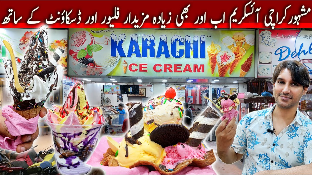 Karachi Ice Cream with New Flavours and Discount Price | Taste by Kamal