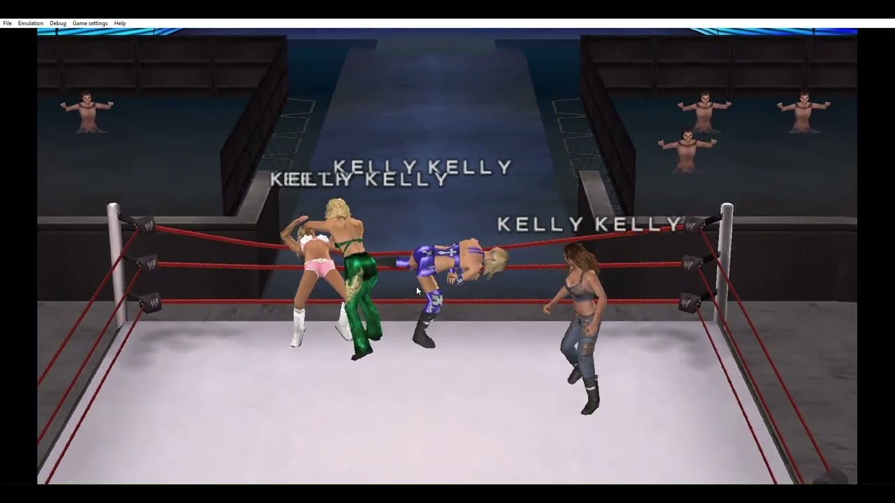 WWE Smackdown Vs Raw 2011 (PSP) - Divas Royal Rumble Match Hack