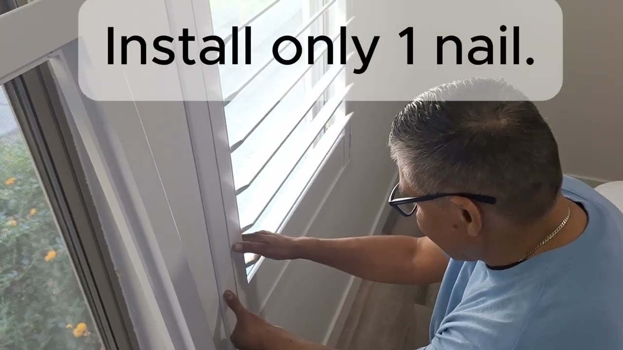 How to Install Z-frame Shutters