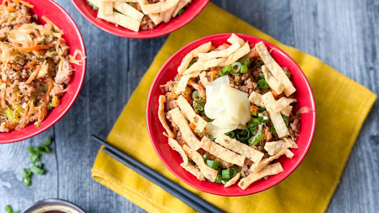 Easy Pork Egg Roll In A Bowl Recipe