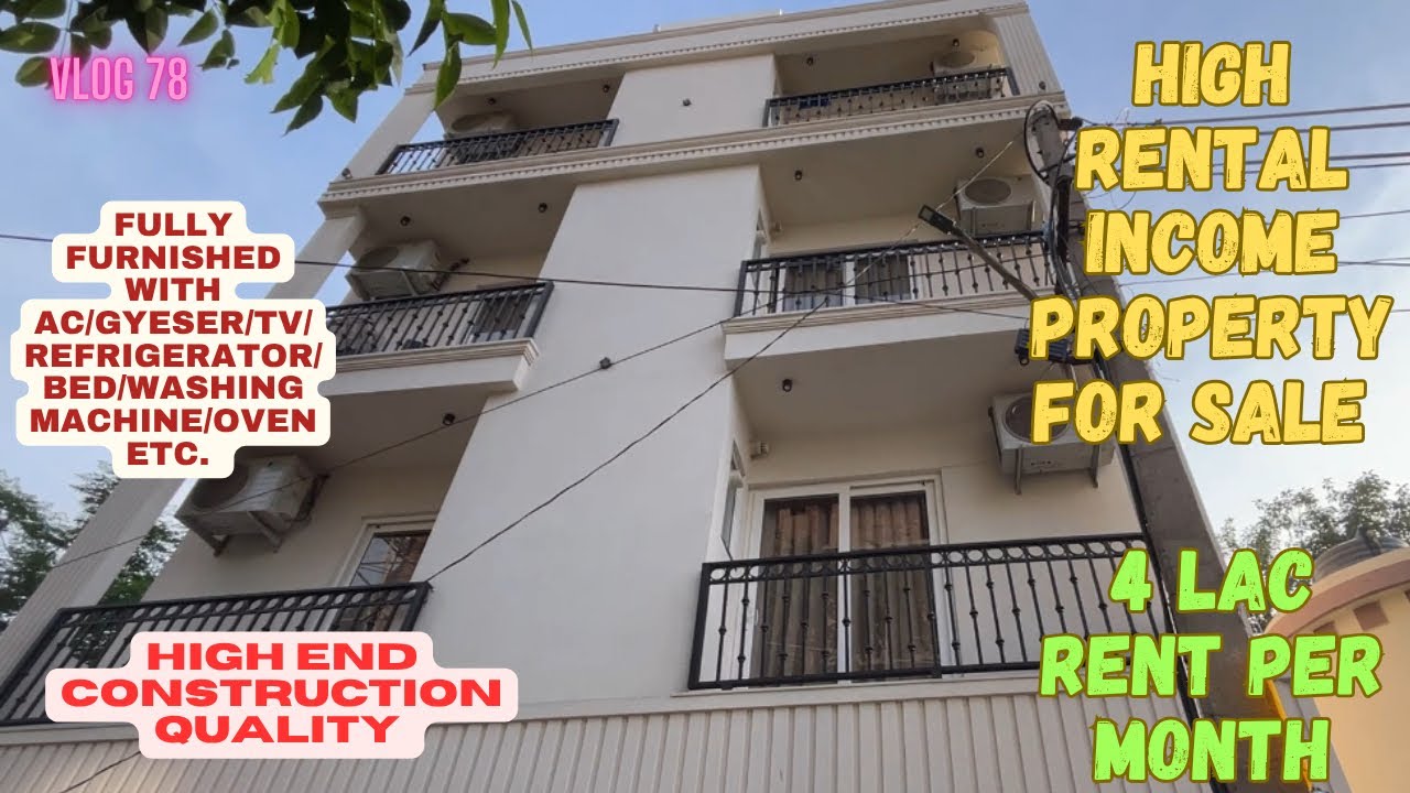 Very High Rental Income Property For Sale in Gurgaon | 14 Studio Apartments #forsale #trending