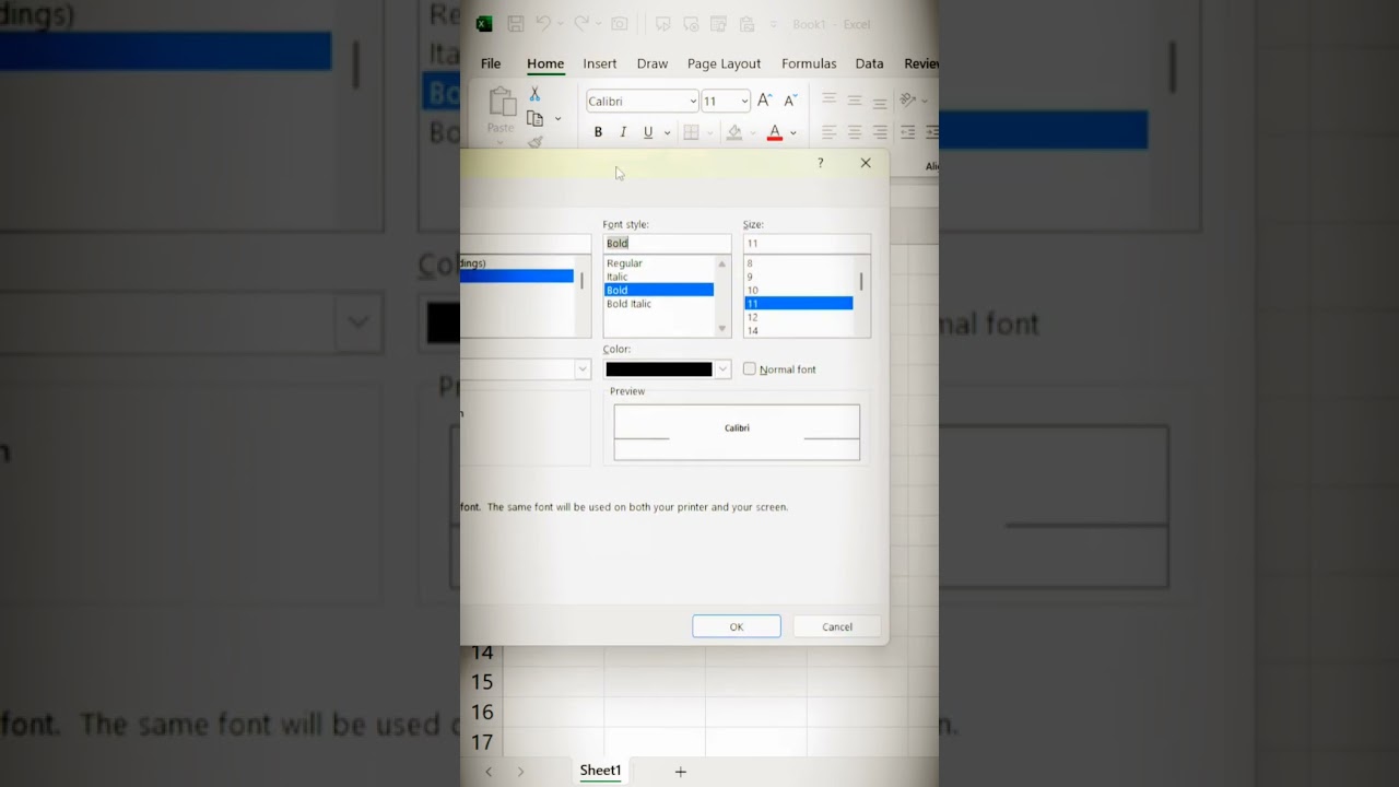 Ввод данных в Excel 
