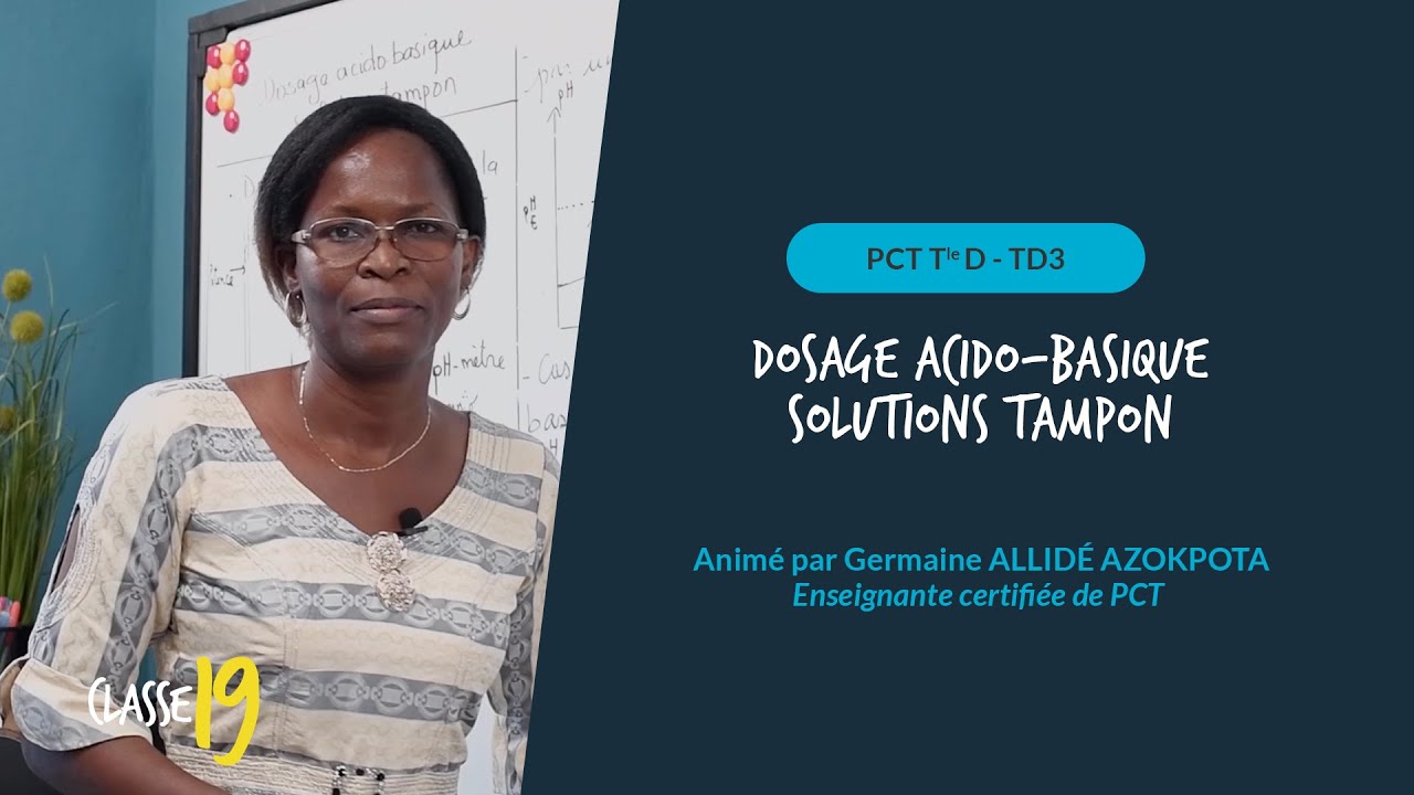 PCT TleD - TD3 : DOSAGE ACIDO-BASIQUE  - CLASSE19