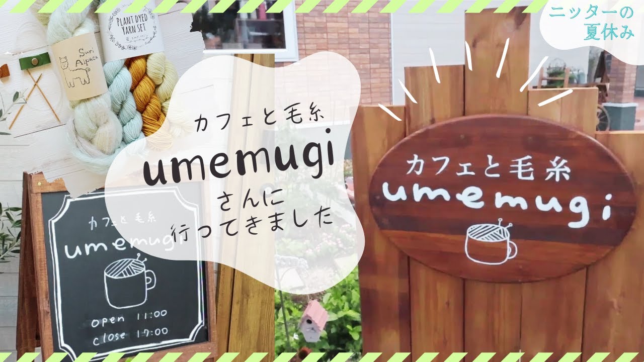 【vlog&購入品紹介】カフェと毛糸umemugiさんに行ってきました!