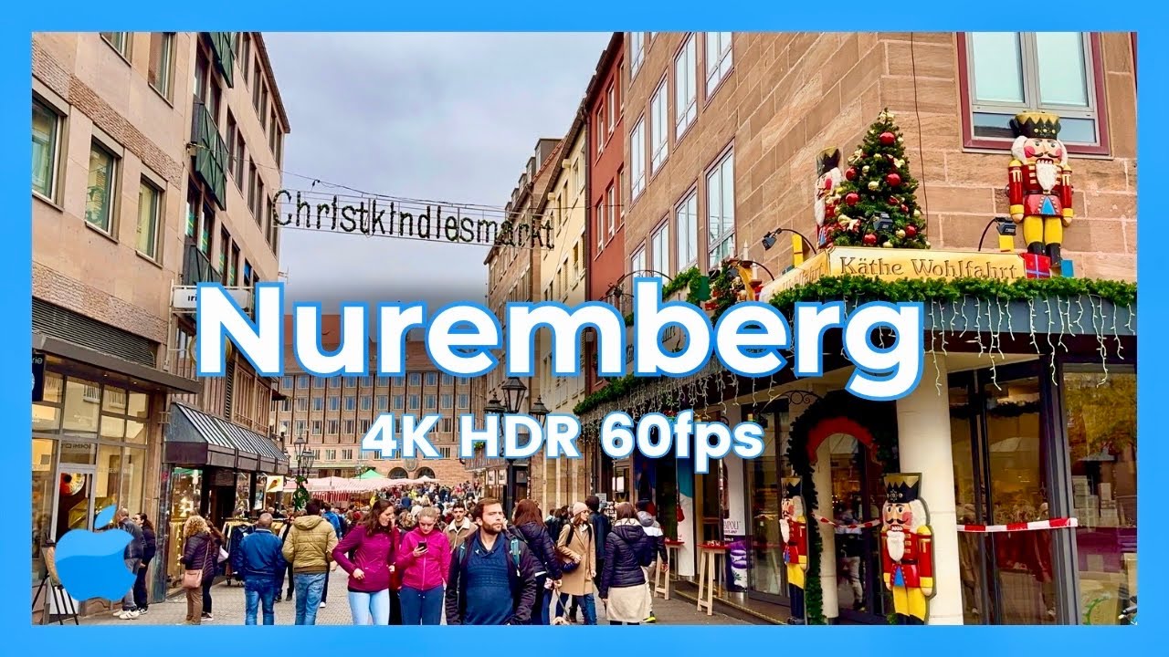 Nuremberg Germany Through the Lens of iPhone 16 Pro Max • Unedited 4K Walking Tour