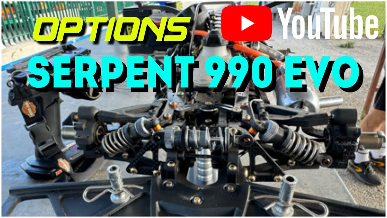 ✅ OPTIONS SERPENT 990 EVO - STABILISATION TRAIN ROULANT 3eme AMORTISSEUR