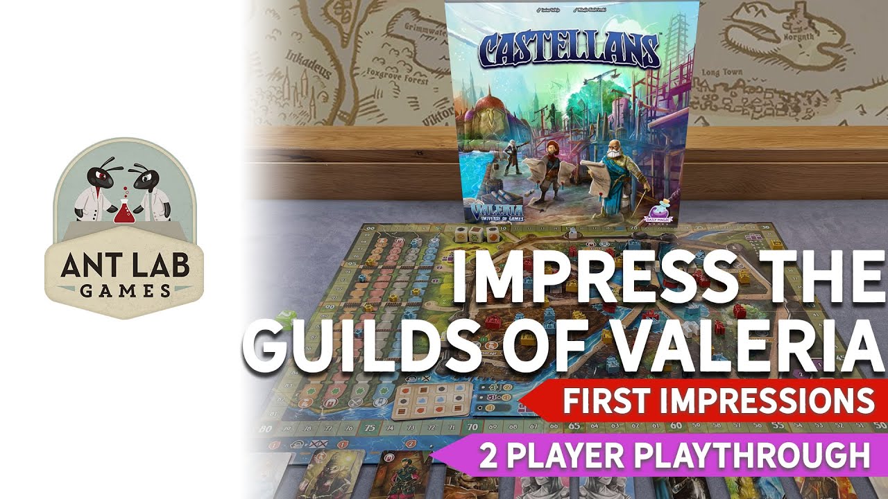 Castellans Board Game | Playthrough | Review