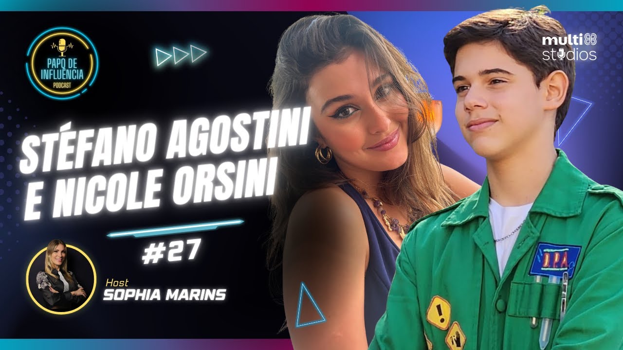 🎙️BASTIDORES DE DETETIVES DO PRÉDIO AZUL | STÉFANO AGOSTINI E NICOLE ORSINI | PAPO DE INFLUÊNCIA #27