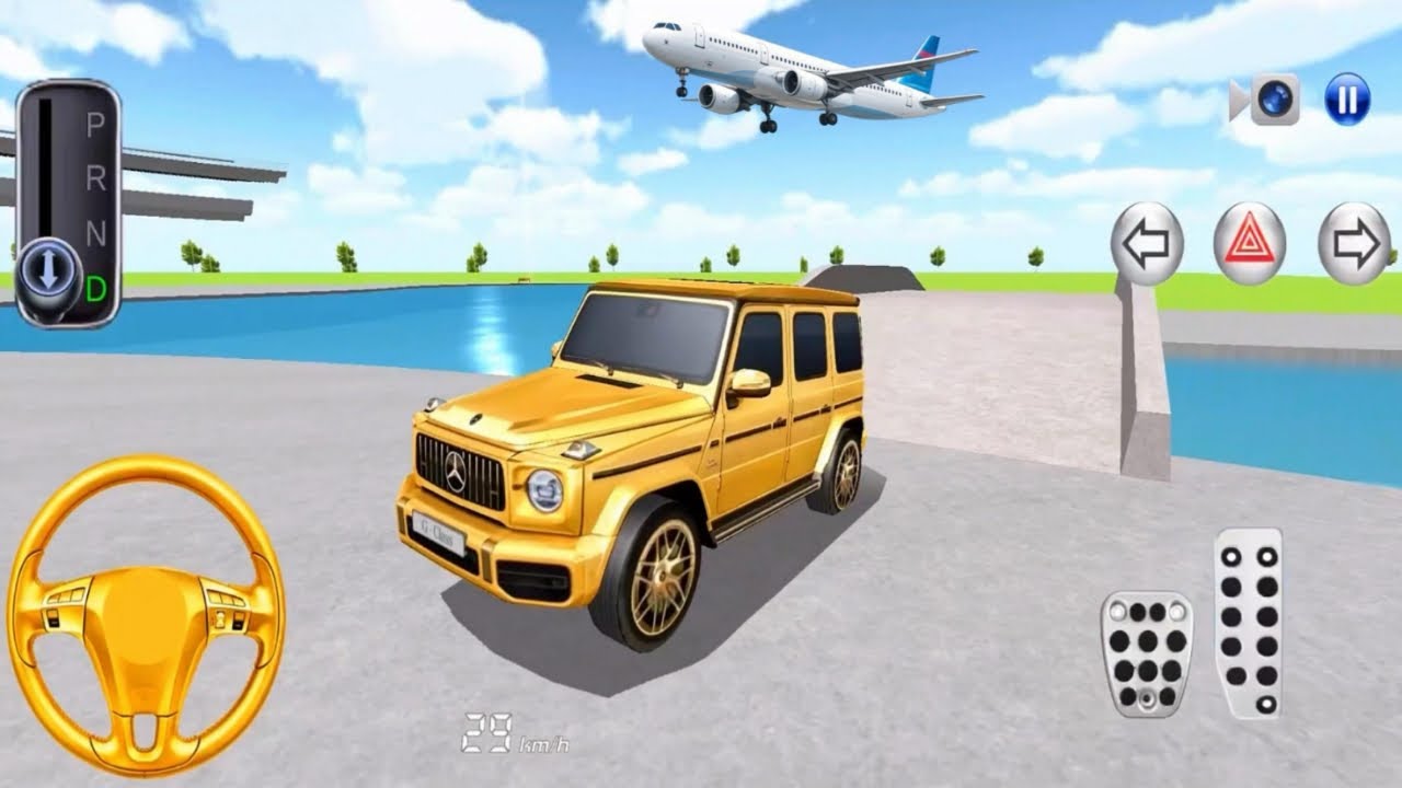 New Golden Mercedes G63 🎁For Parking - 3dDriving Class android game || Car Game #gameplay #cargame