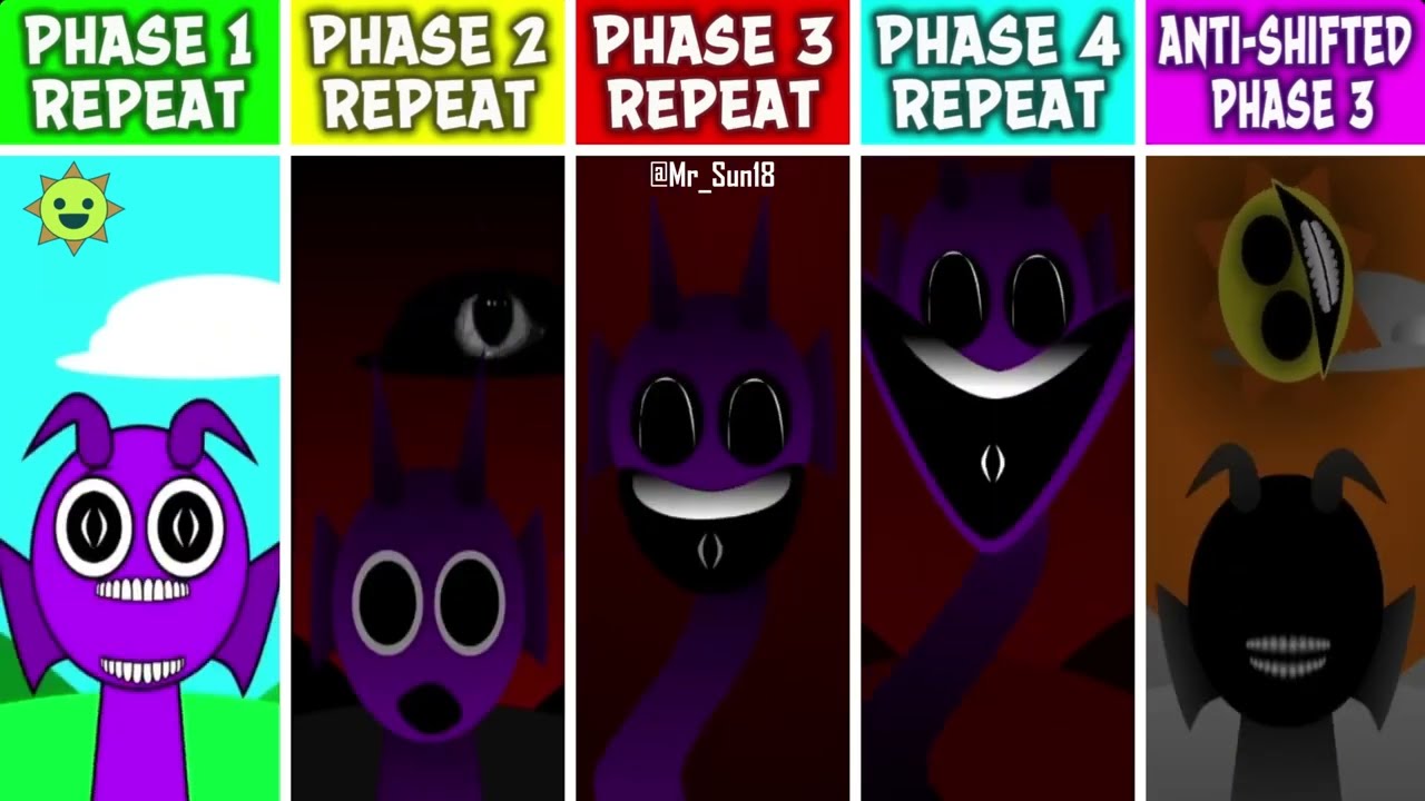 Sprunki PHASE 1-2-3-4 But Everything Turns DARK After CORRUPTED PHASE 3 ⚠️🩸👁️‍🗨️🔥