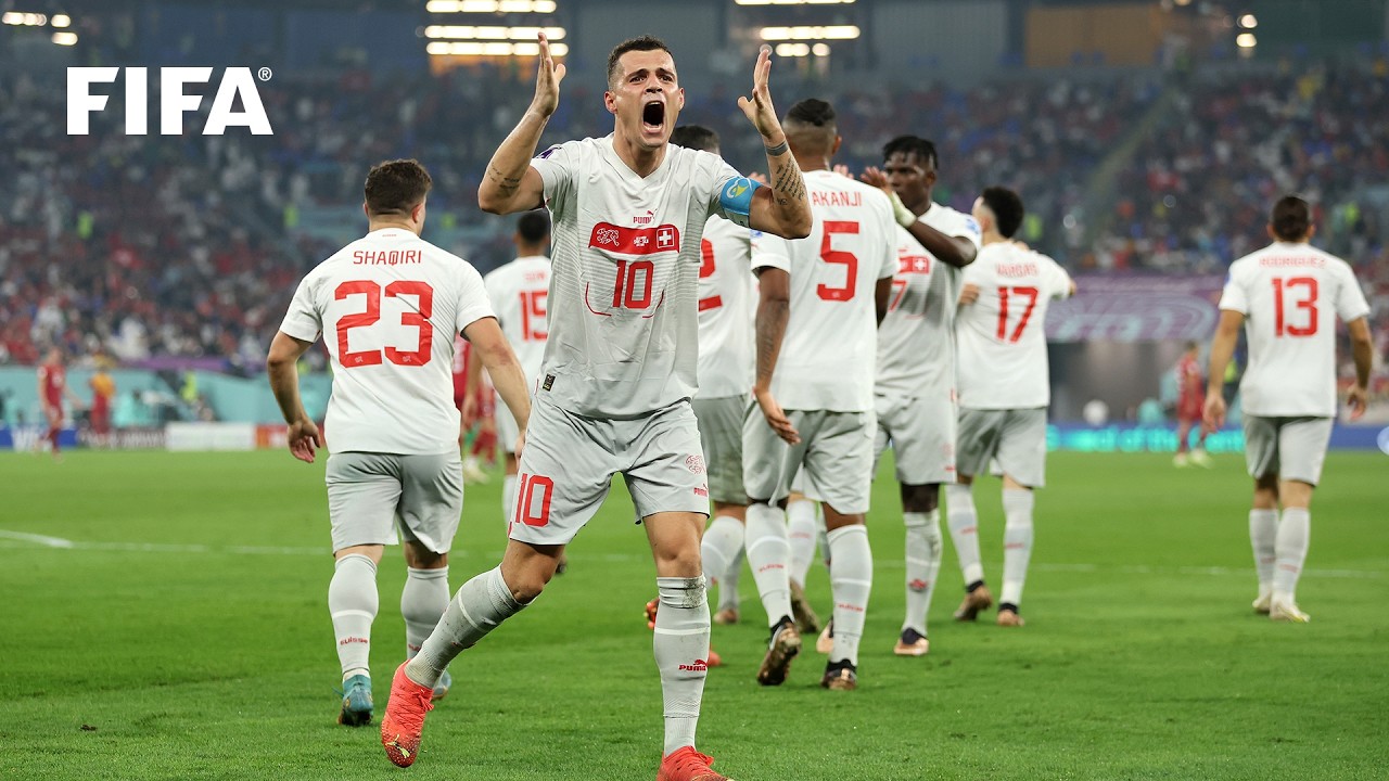 Shaqiri, Xhaka & Switzerland | Every FIFA World Cup Goal (2018-2022)