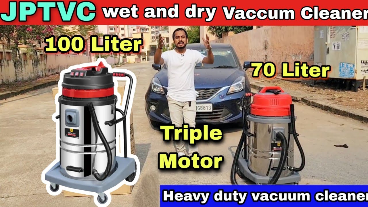 Jpt JPTVC-100 Wet & Dry High Commercial Vacuum Cleaner Machine Review | Vacuum Unboxing | nitto rai