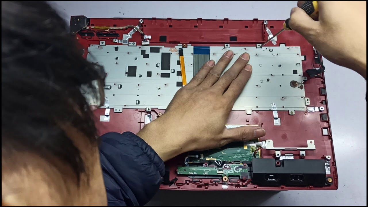 微星 MSI GE72-6QF replace the keyboard 更换键盘教程