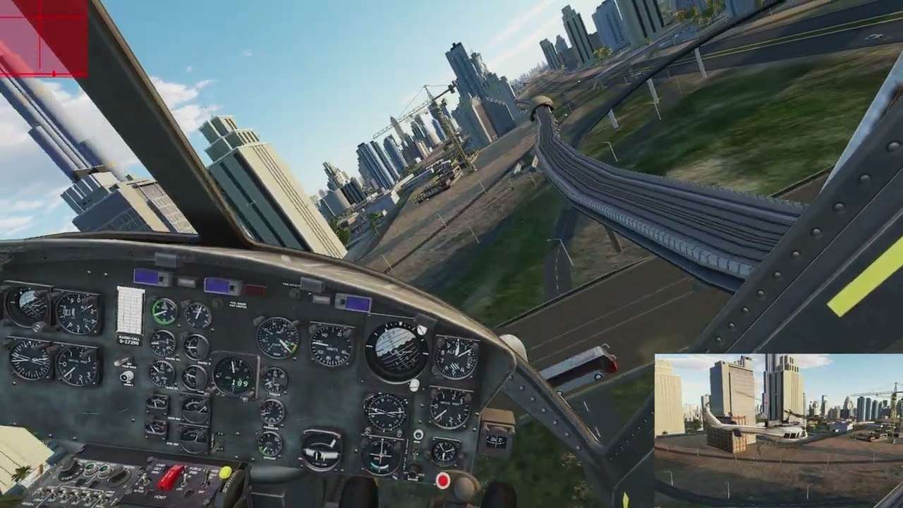 Dubai Helicopter city tour UH 1 Huey