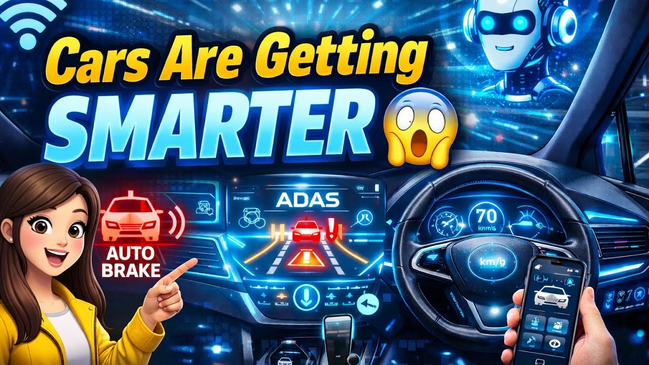 Как современные автомобили становятся умнее | ADAS, ИИ, подключенные технологии: объяснение #авто...