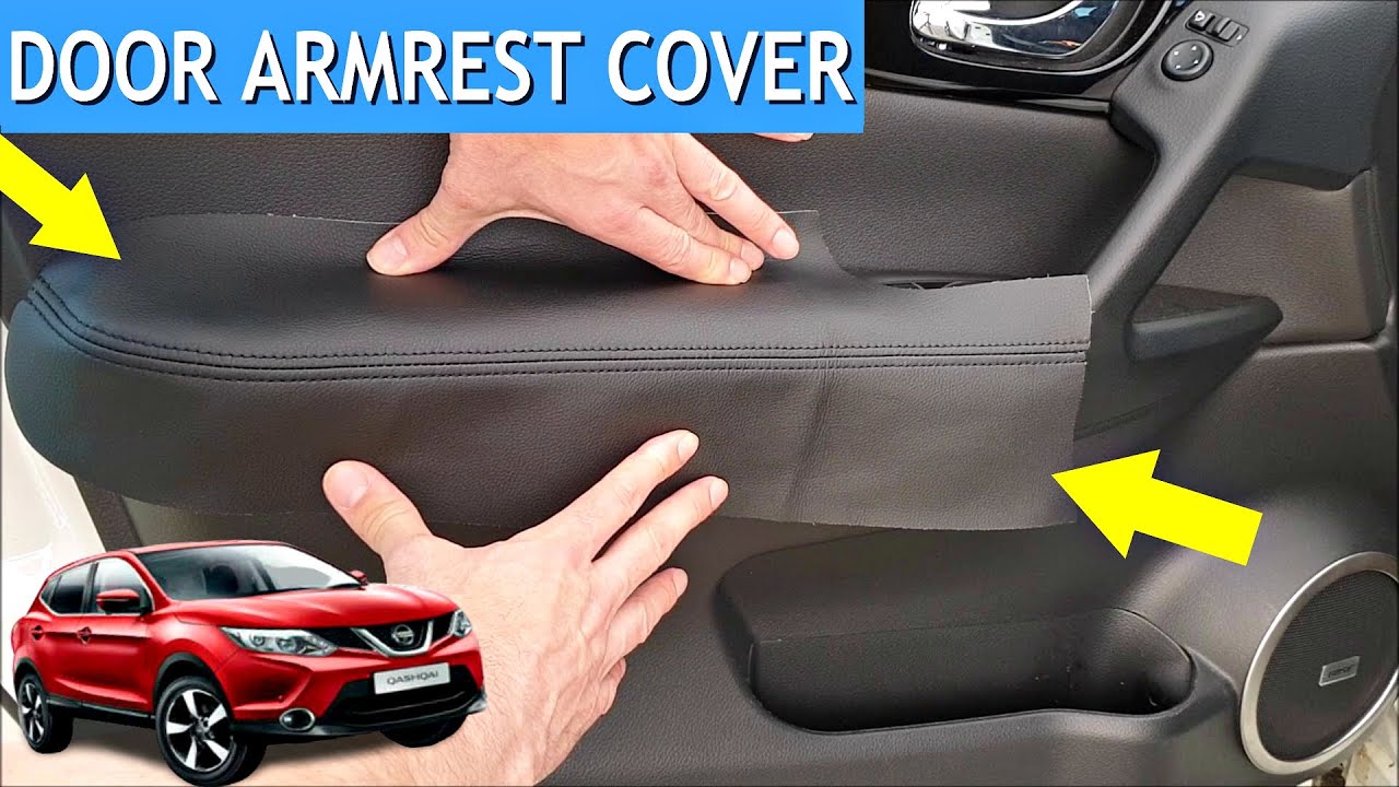 Qashqai J11 Rivestimento Poggiabraccio Pannello Sportello Ecopelle, Door Armrest Protection Cover