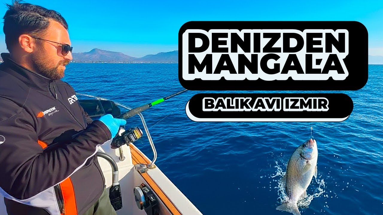 İZMİR'de Tekneyle Açıldık! 🤯 Tuttuklarımızı Mangala Attık | Çupra Avı ve Pişirme 🐟