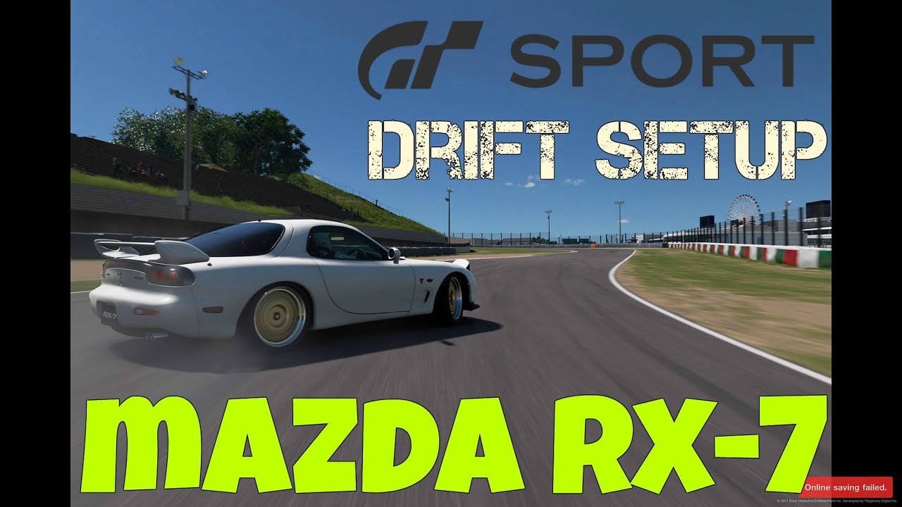 Gran Turismo Sport: MAZDA RX-7 DRIFT SETUP (GT SPORT 1.10 DLC)