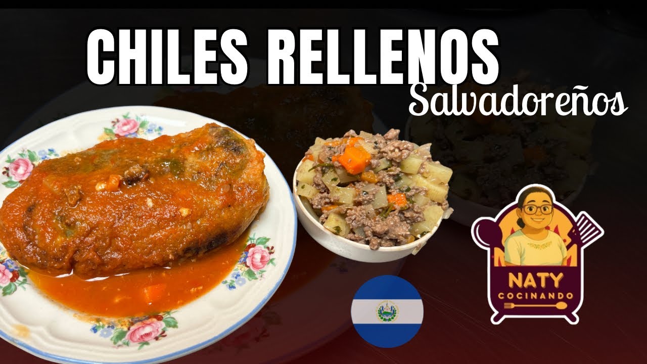 Así hago CHILES RELLENOS 🫑 receta salvadoreña tienes que probarlos 🤤 