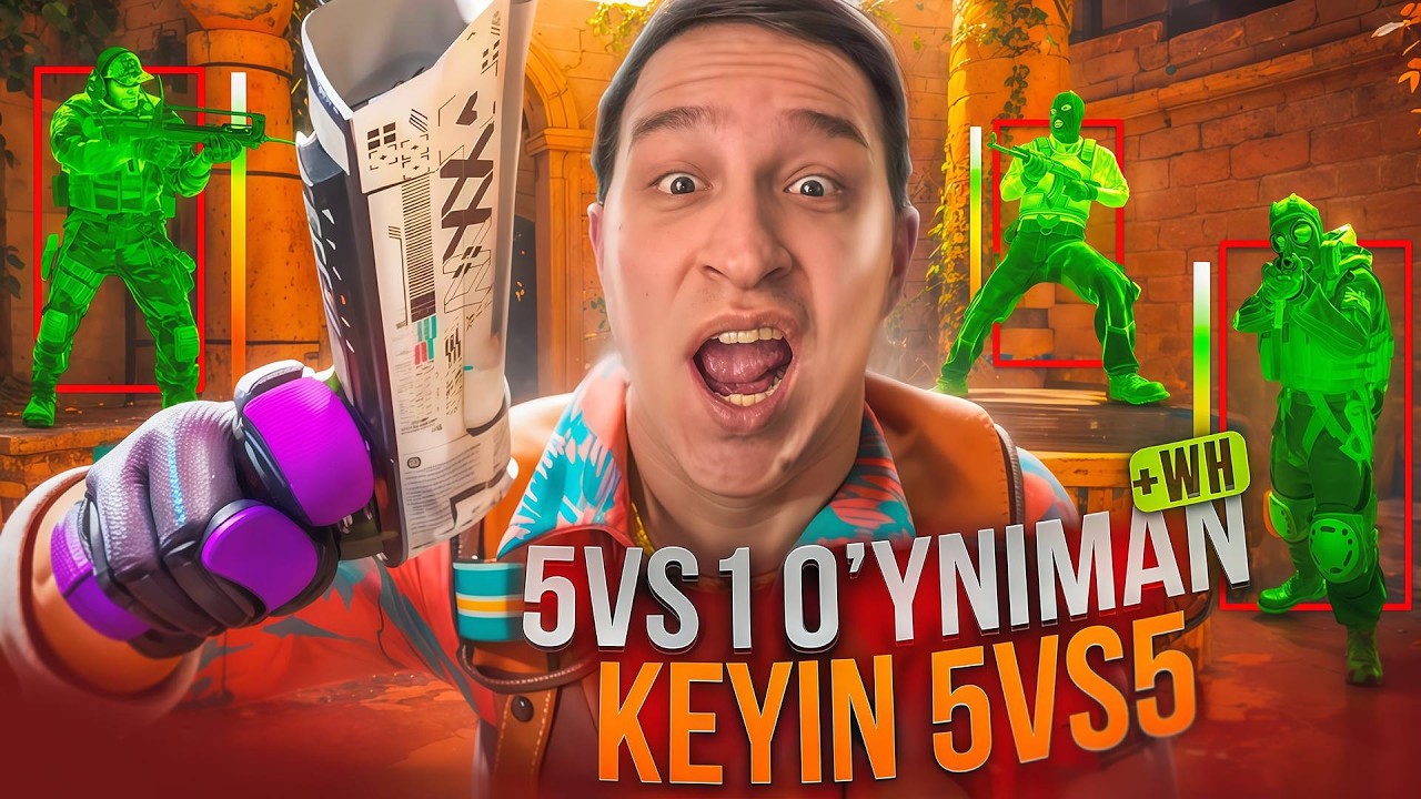 🔴 5v1 - MAN WH, INVIS BILAN O'YNIMAN | PODPISCHIKLARGA QARSHI