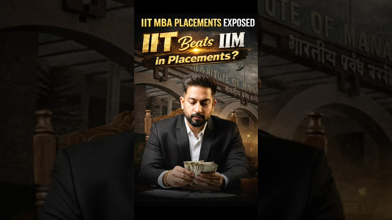 IIT MBA Placements Exposed | IIT MBA vs IIM MBA Placements 2026 &ndash; Reality Check #shorts #cat2026