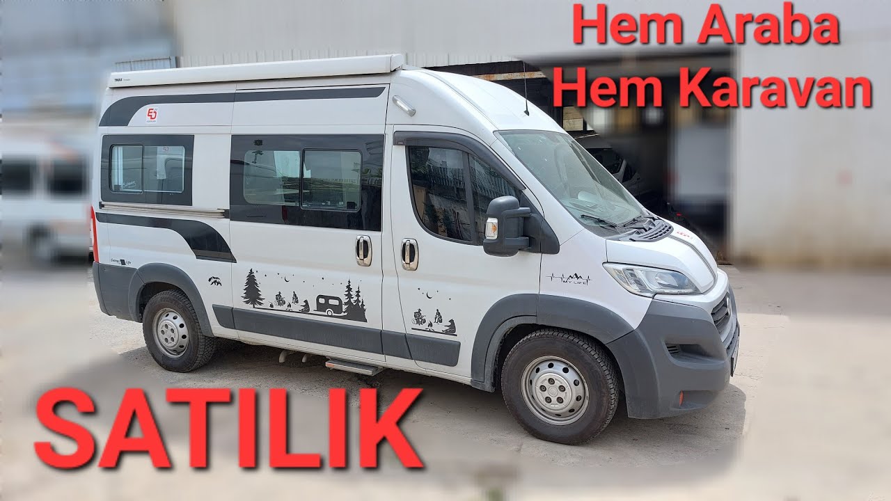 Satılık Ducato Karavan l2h2 Ducato Klimalı, Eberspacher Kombi, Thule Tente