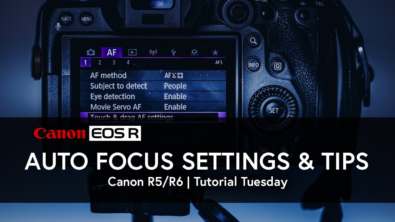 Auto Focus Settings for Canon EOS R5/R6 | EOS R6
