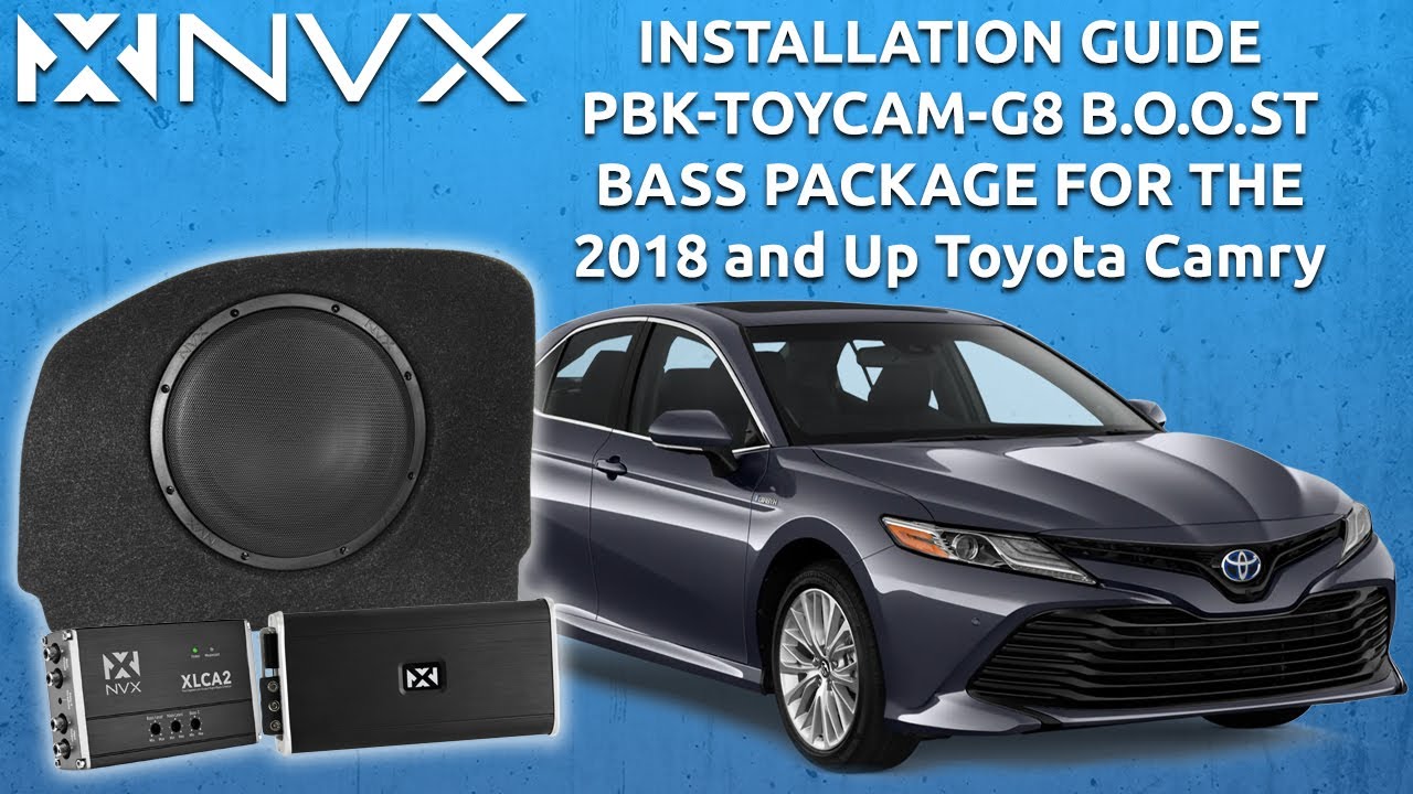 Adding a Subwoofer to a 2018 and Up Toyota Camry - Install Overview for NVX BOOST Bass Package