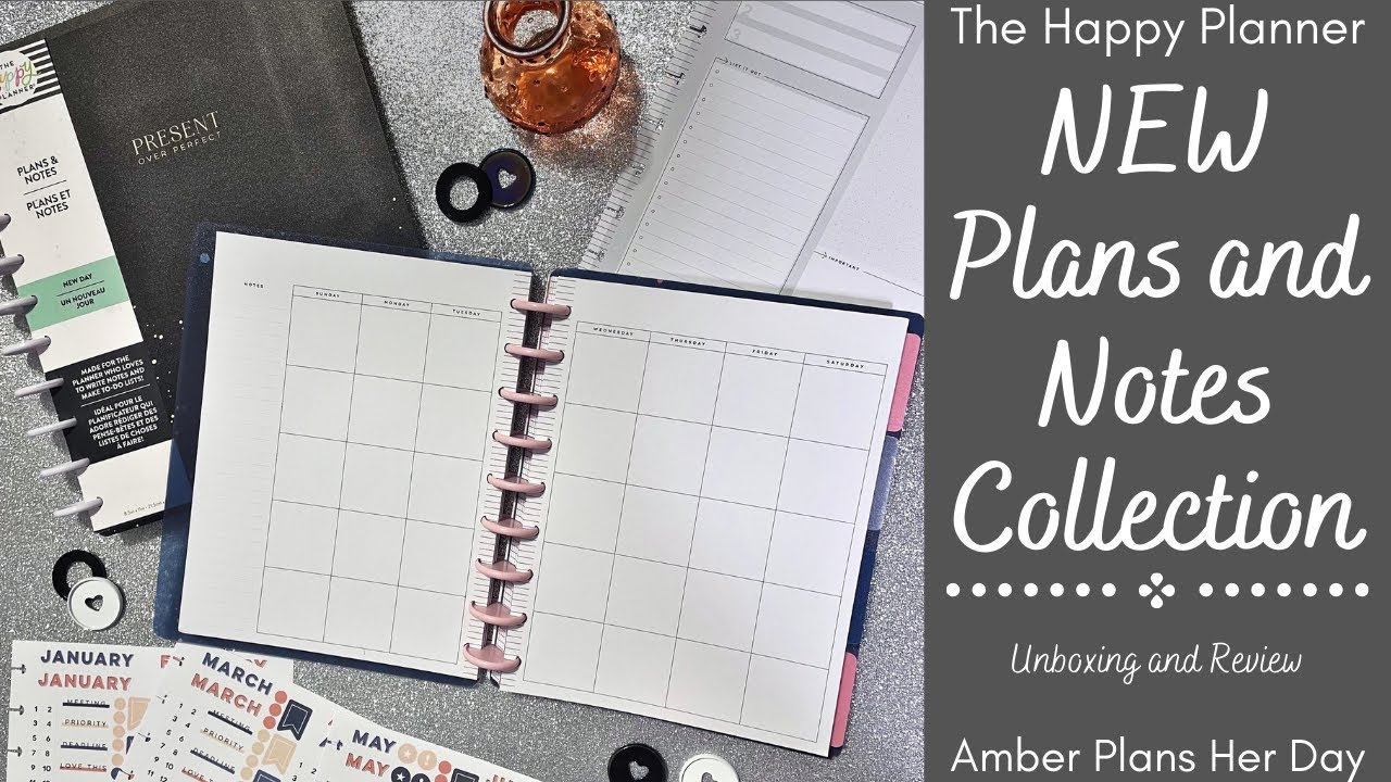 NEW Plans and Notes Collection | The Happy Planner | Unboxing and Review