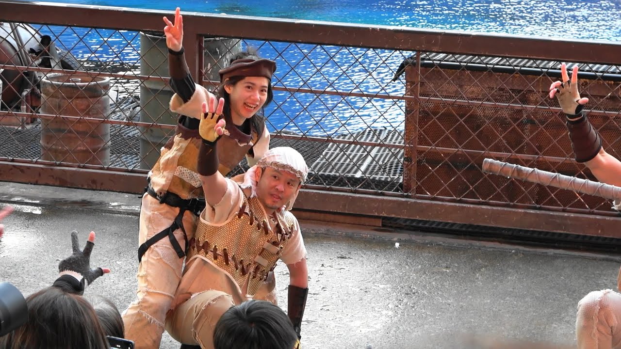 なぜかニックも罰水巻き添えに！【USJ ウォーターワールド】Universal Studios Japan WATER WORLD