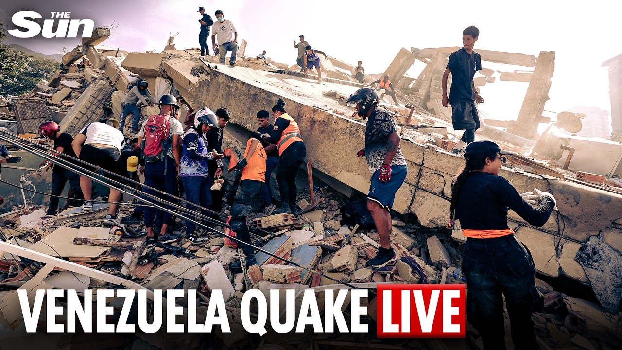 LIVE: Venezuela earthquake update as rescuers search rubble in the capital