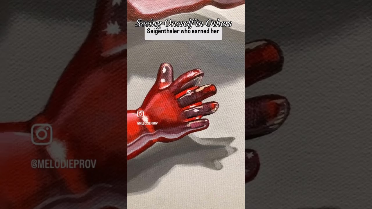 Painting for the traveling museum show “Seeing Oneself in Others”. 
