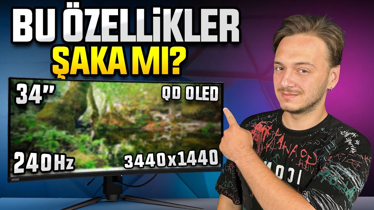 Oyunseverlerin yeni favorisi olabilir! - MSI MPG 341CQPX QD OLED inceleme!