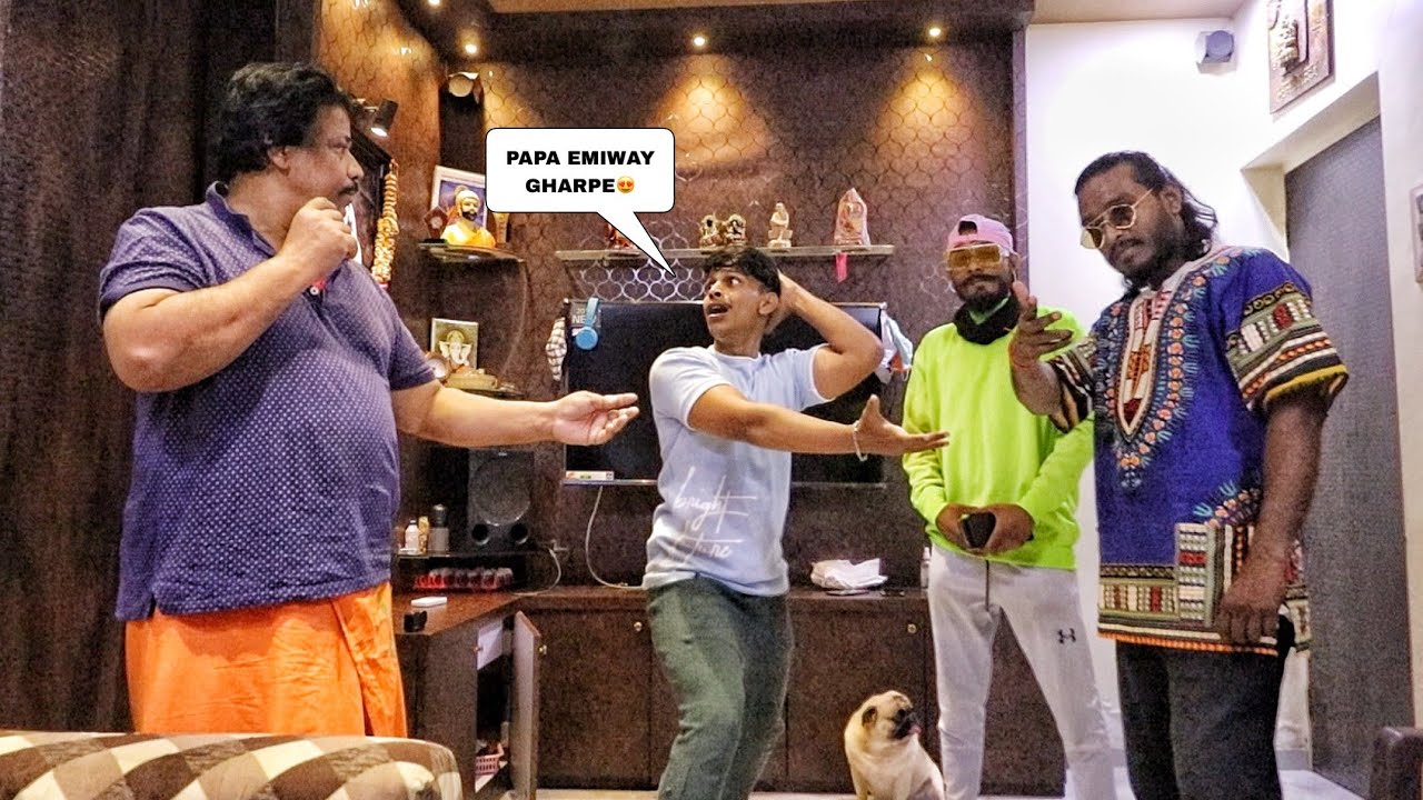 FINALLY EMIWAY BANTAI CAME TO MEET ME AT MY HOME 🔥 PRANK ON DAD !