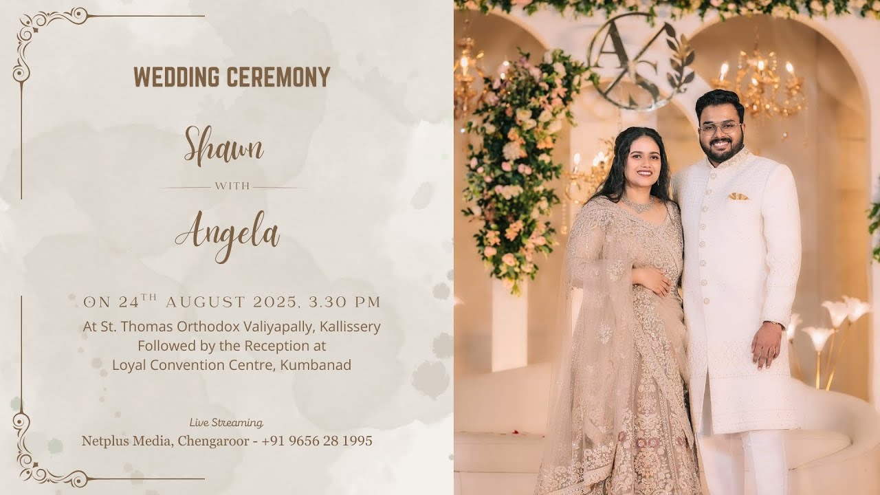 Wedding Ceremony Live Streaming of Shawn with Angela