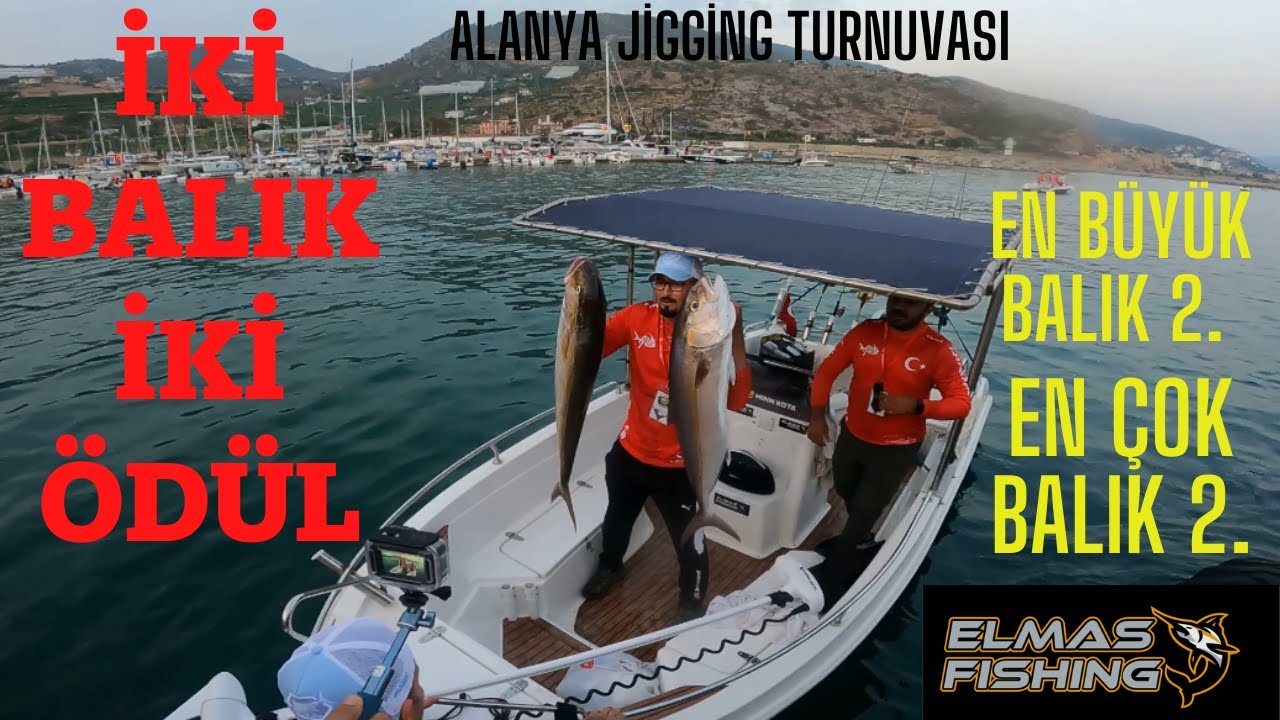 Alanya jigging turnuvası iki ödül birden aldık