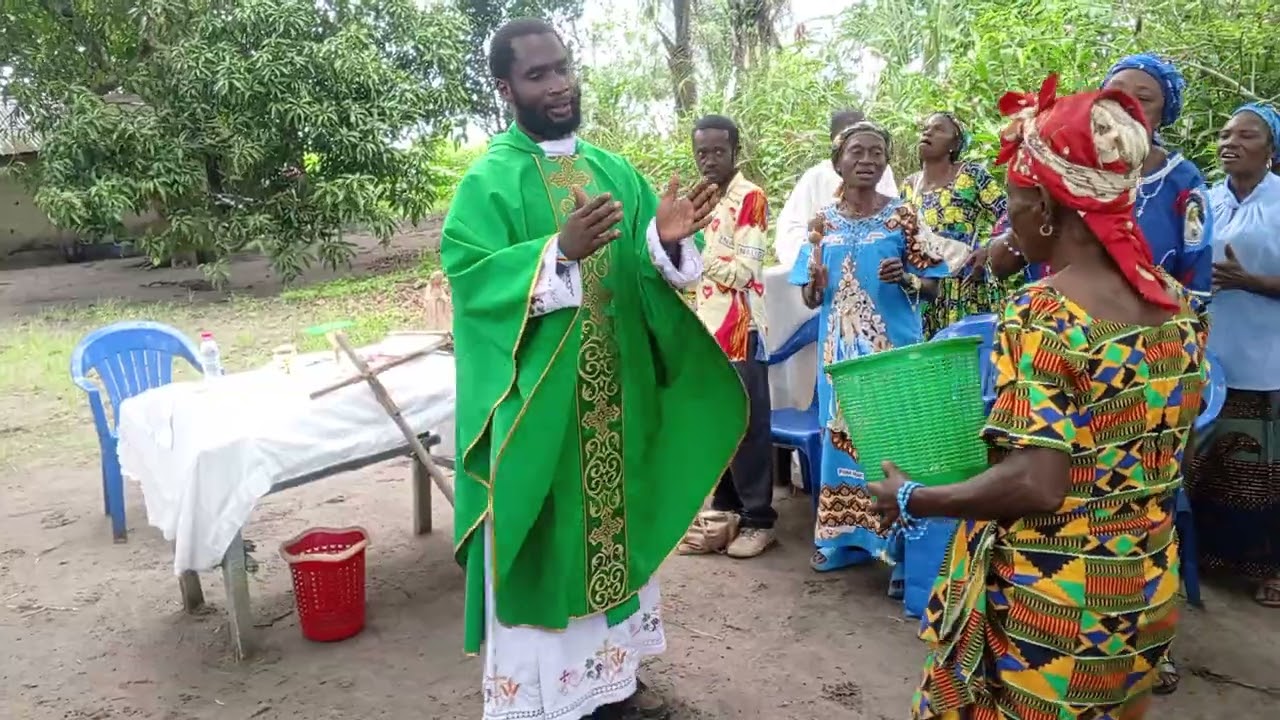 See How we offer to the Lord in our humble mission station 💕💕💕