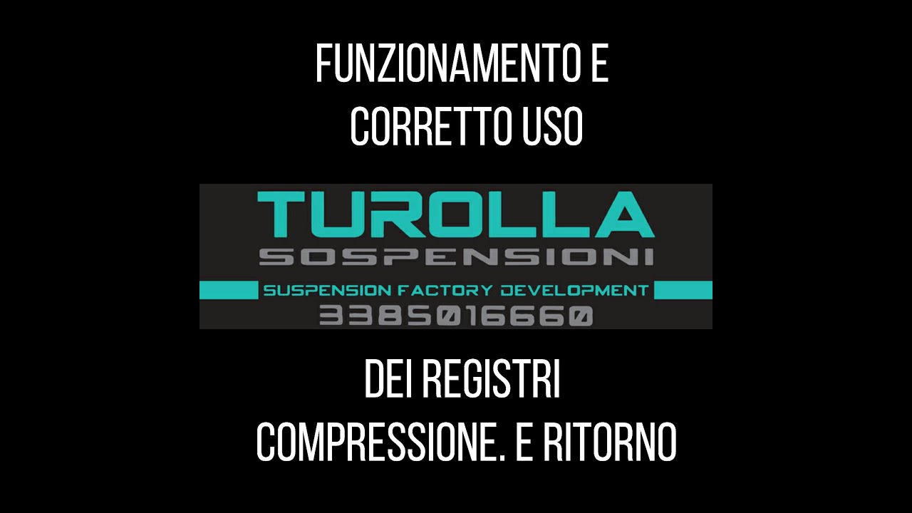 Setting registri COMPRESSIONE e RITORNO sospensioni fuoristrada