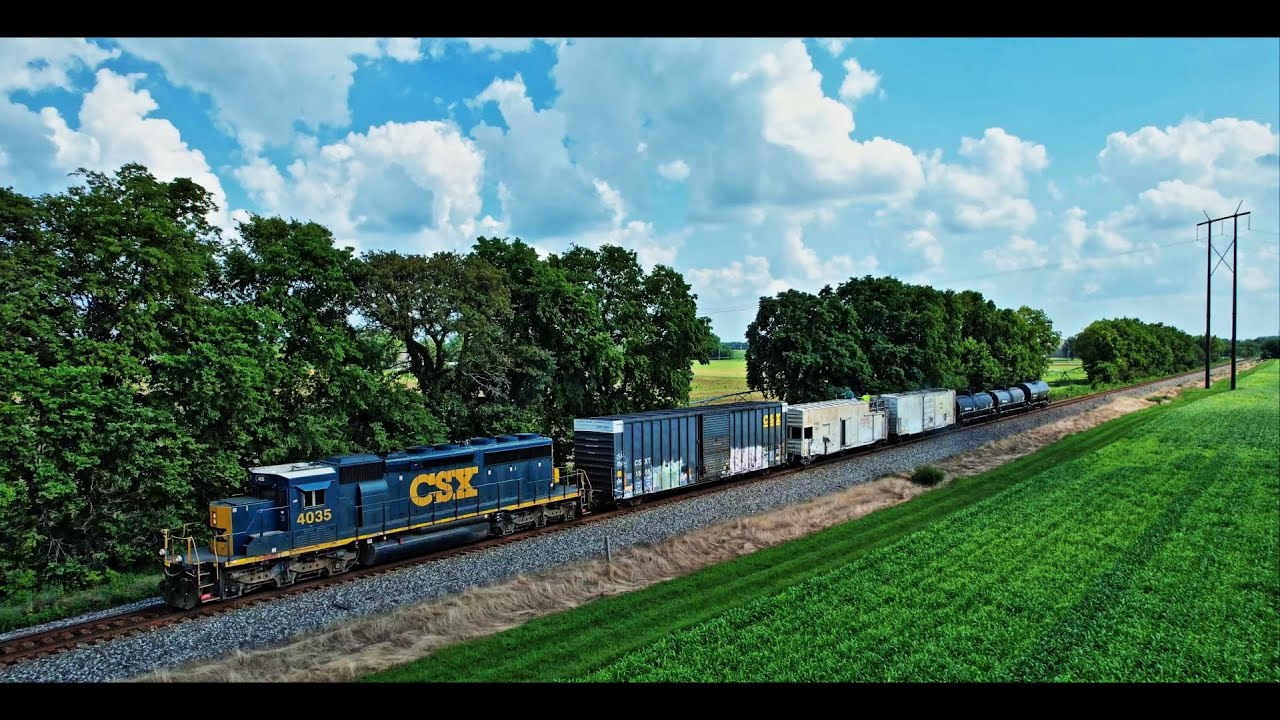 CSX Right of Way Spray Train
