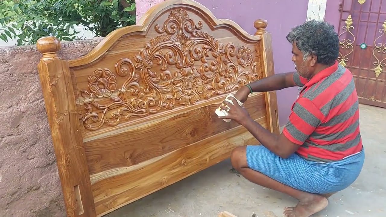 How to apply wood polish in a simple way | royal wood polish work 