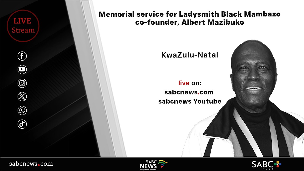 Memorial service for Ladysmith Black Mambazo co-founder, Albert Mazibuko