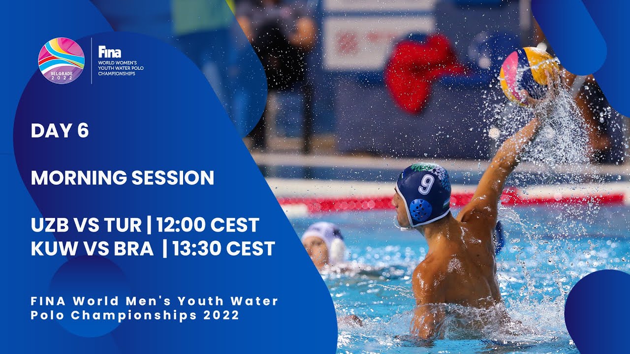 Day 6 PRELIMINARY ROUND 2 | Morning Session | FINA World Men's Youth Water Polo Championships 2022