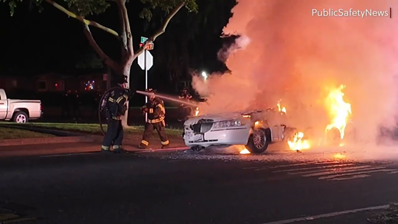 SACRAMENTO POLICE AND FIRE RESPOND TO VEHICLE FIRE AND ALTERCATION | Upper Land Park (not South)