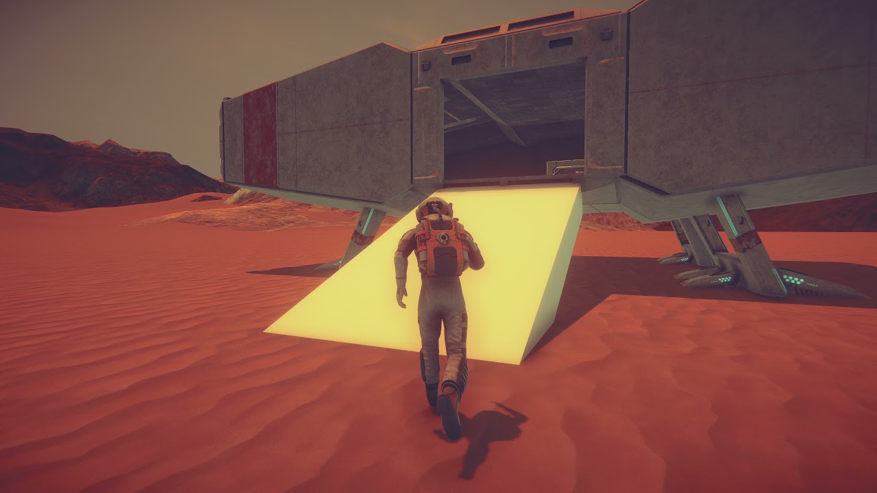 Unity 3d Space Game - Planet like Mars with potato :)