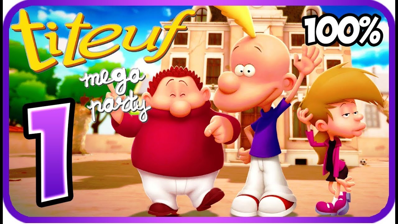 Titeuf: Mega Party Walkthrough Part 1 (PS4. XB1, PC) 100% Back to School